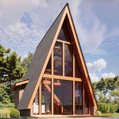 Home 7 Chalé Suíço 52M² Em Madeira A-Frame - Chave Na Porta Urubici