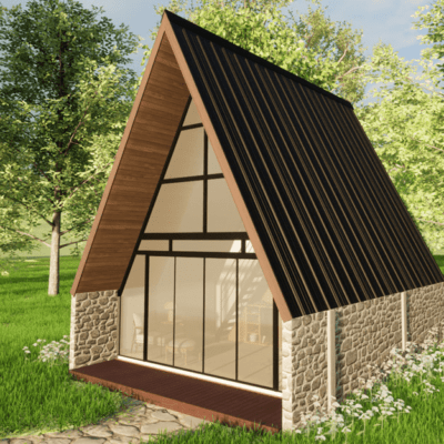 Home 21 Chalé Suíço Em Metal E Madeira De Lei 48M² - Joinville - Chave Na Porta