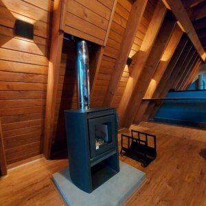 Chalé Suíço 52m² em Madeira A-FRAME - Chave na porta Urubici 12